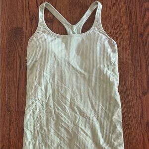 Lululemon Light Green EBB tank - size 6